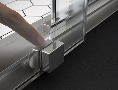 Detail des abnehmbaren Systems ELMA Profiltek