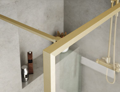 Barra esbilizadora. Acabamento Ouro Mate FIXOS NORDIC Profiltek