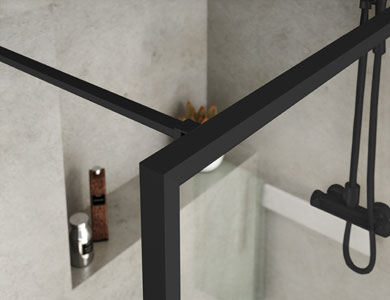 Barra esbilizadora. Acabamento Preto FIXOS NORDIC Profiltek