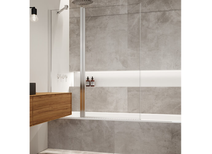 Hada Plus 106 Badewannenverkleidung mit Scharnier