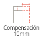 Compensacion 10mm