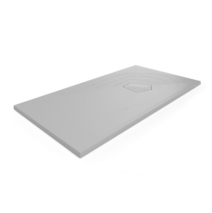 Shower tray Profiltek Island gray