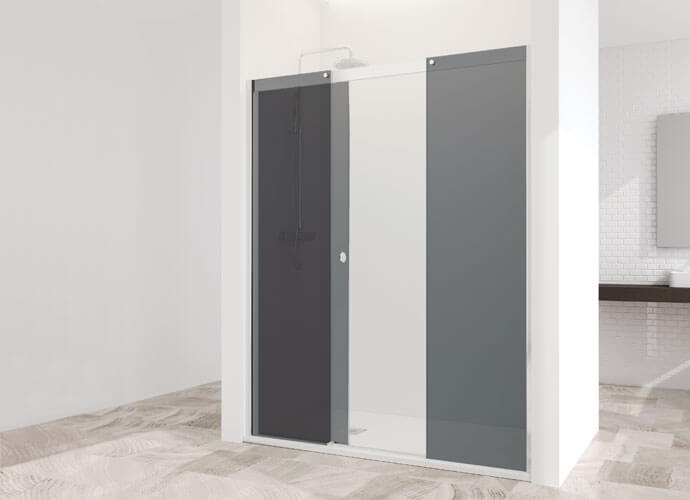 Mampara ducha corredera a medida Profiltek Va230
