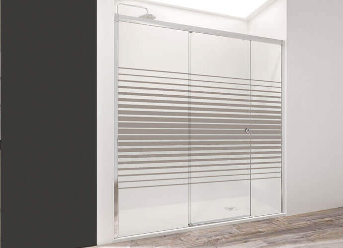 Schiebeduschkabine für das Badezimmer Profiltek wind210