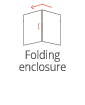 Folding enclosure
