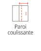Paroi coulissant