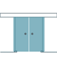 Puertas de Paso de Vidrio PROFILTEK