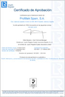 Certificado calidad