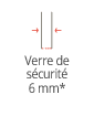 Verre de securite 6mm
