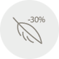 Léger -30 % du poidshabitue