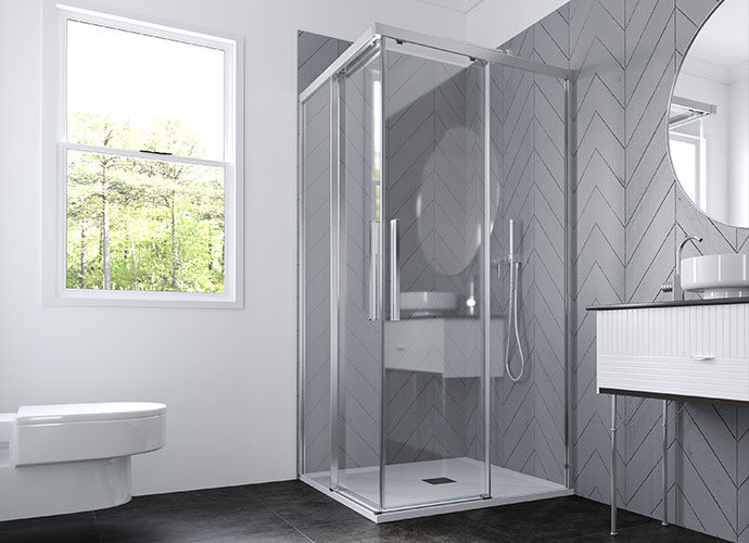 Salma Plus parois de bain coulissante Profiltek