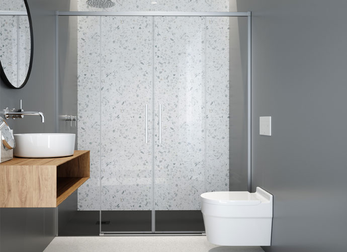 Salma sa325 parois de bain coulissante Profiltek