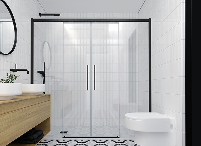 Parois de douche coulissante Salma Plus Profiltek