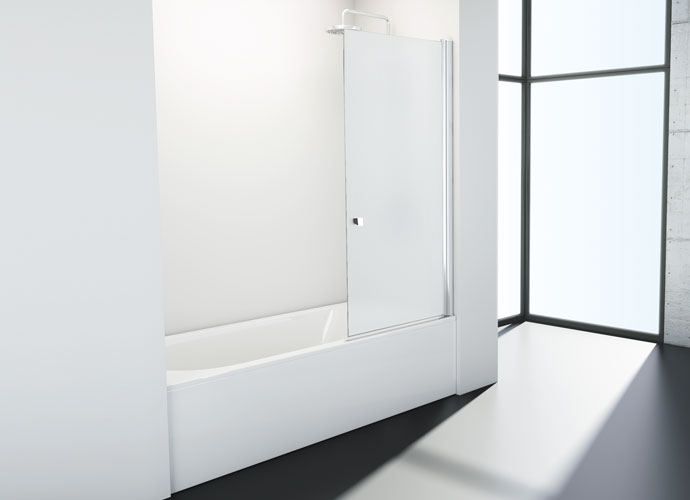 Parois de bain pliable sur mesure