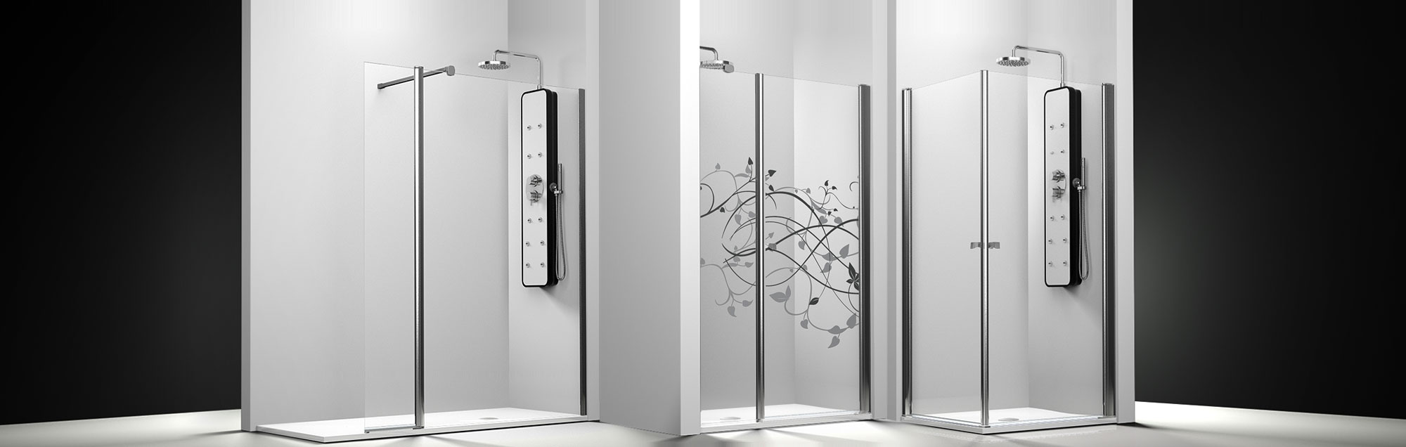 Parois de bain battantes PROFILTEK sur mesure