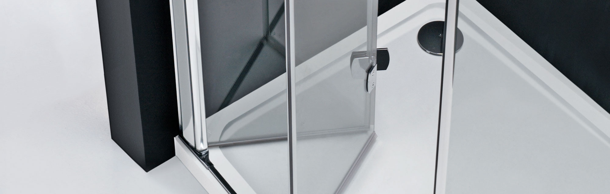 Parois de bain pliantes PROFILTEK sur mesure