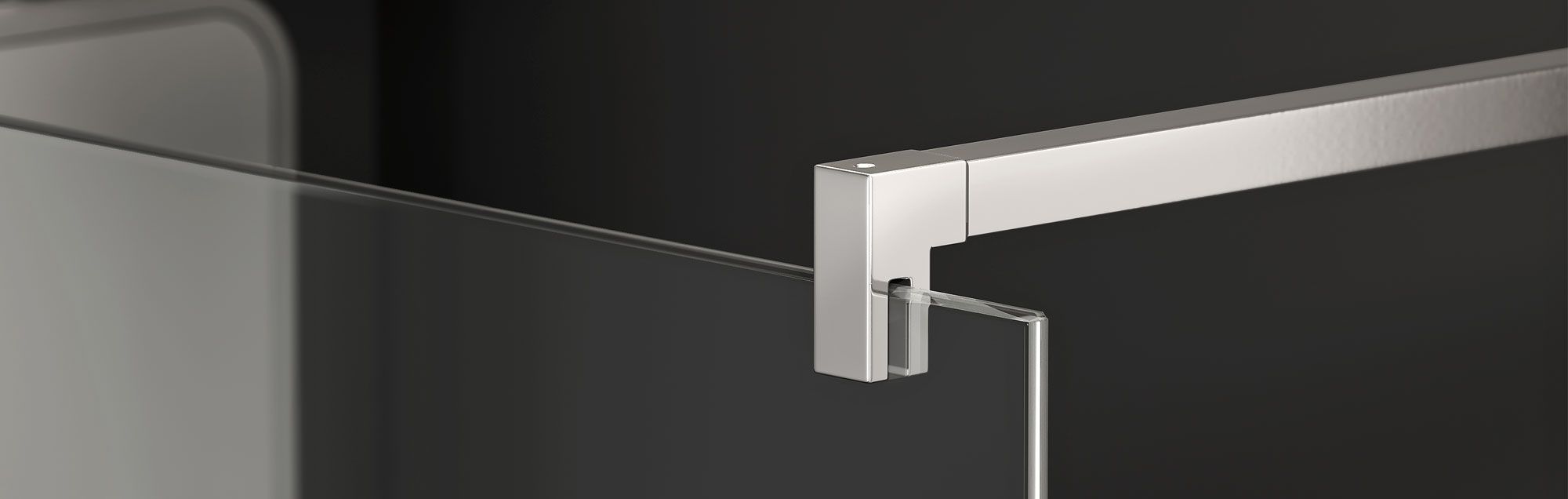 PROFILTEK walk-in made to measure bathroom enclosures