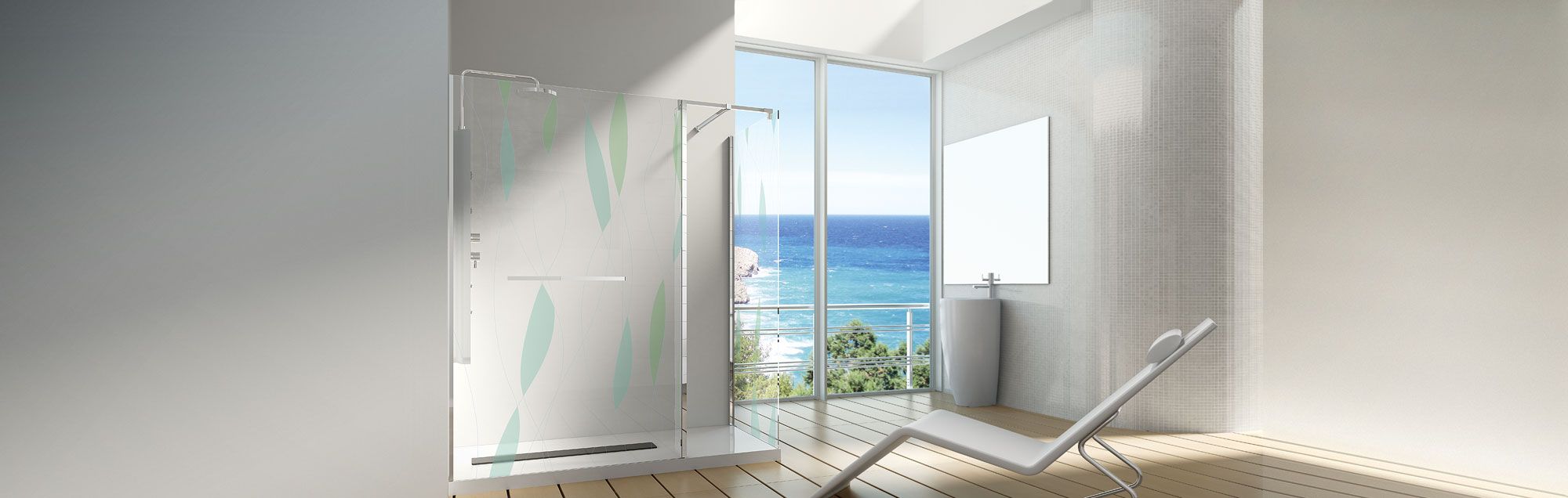 Parois de bain walk-in PROFILTEK sur mesure