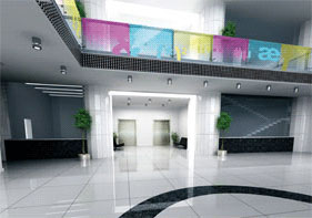 Personalización antepecho con impresión digital sobre vidrio IMAGIK