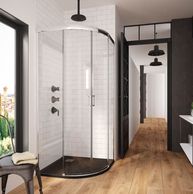 Receveur de douche Rodik extraplat de Profiltek