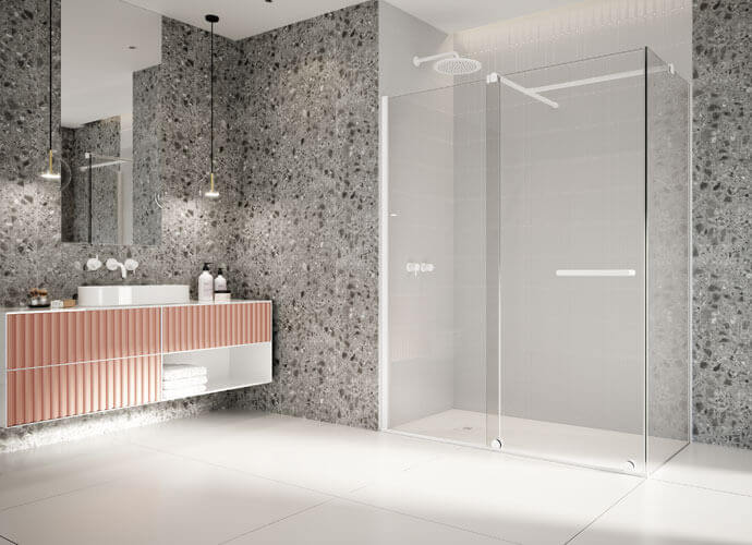 Vanity vy216 Front Bad Wände Profiltek